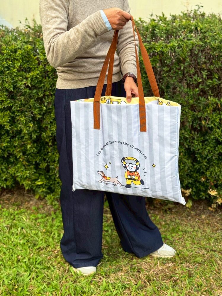 將防災融入生活-中市消防局推多功能防災提袋