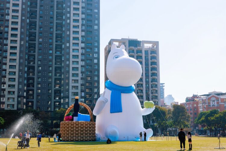 幸福蜜馬來台中？全世界最大姆明(moomin)現身話題爆棚！