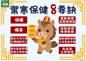 寒流來襲　中市衛生局籲加強禦寒保健護心過冬