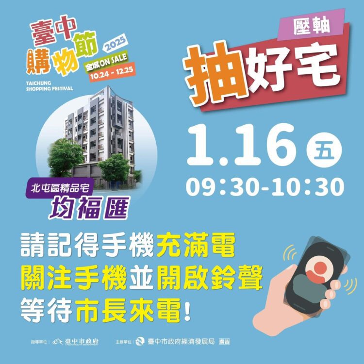 許願接到盧市長來電！台中購物節壓軸好宅明日揭曉-手機充電、祭品文齊發-全民倒數迎幸運時刻