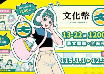 1200點文化幣還不go！中市青年席位加碼　一整年看展看劇超划算