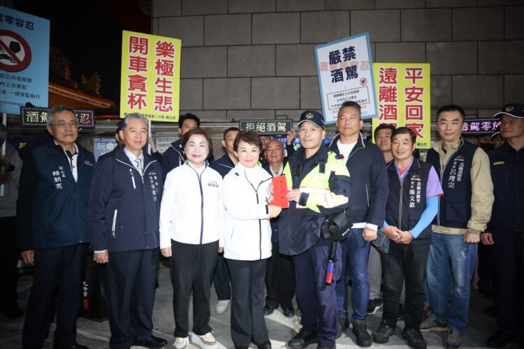 防制酒駕護平安-強力執法迎新春！-盧市長：台中春節酒測「馬上安全」專案啟動-守護市民平安過好年