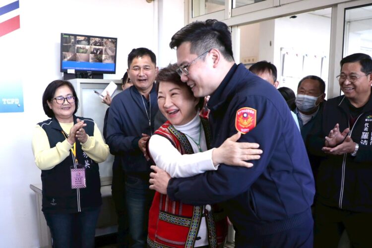 天輪、梨山警力堅守偏鄉　盧市長致謝員警並祝新年「無案可辦」