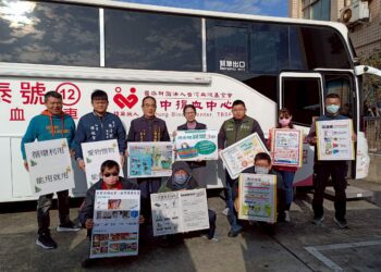 熱血加碼、喜迎馬年-中市清潔隊員暖心捐血做公益