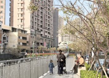 梅川沿岸梅花盛開！中市推動人本改善-串聯市區賞花更安全舒適