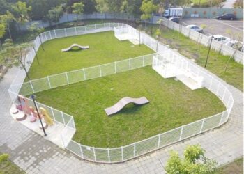 大里區首座「毛小孩專區」啟用-永隆寵物公園打造萌寵友善新天地