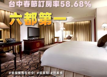 中市春節訂房率六都第一！-金典酒店總統套房幸運兒出爐