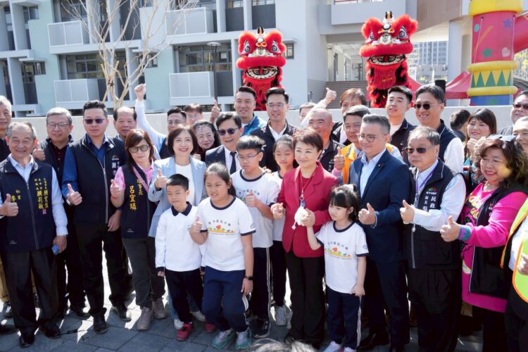 7年全市新設10校！廍子國中一期落成、二期同步動土-盧市長：台中人口邁向287萬市府加速建校舍