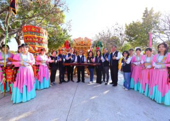 中台灣燈會開幕迎媽祖！-鴨母寮媽首度駐駕中央公園加持祈福