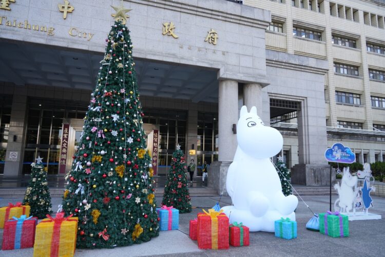 三大水岸燈區串聯台中豐原夜景　水利局打造「光之河谷」春節幸福光廊