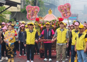 新社九庄媽大年初四熱力全開-凌晨四點集合遊庄遶境