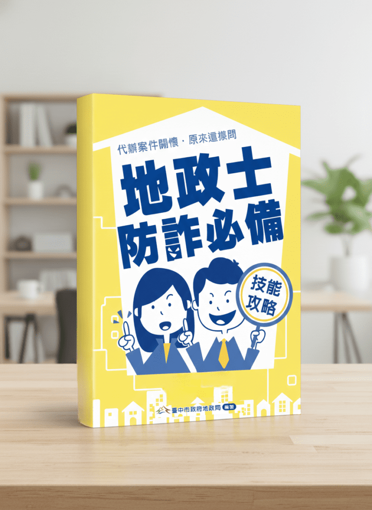 增加民眾及地政士識詐及防詐能力-中市地政局推《地政士防詐必備技能攻略》手冊