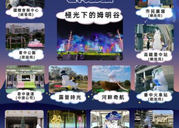 wbc世棒經典賽即將開打-中市觀旅局揪姆迷一起大滿貫！集滿台中姆明5處打卡點-送中台灣燈會限定「姆明一族永續郵票」