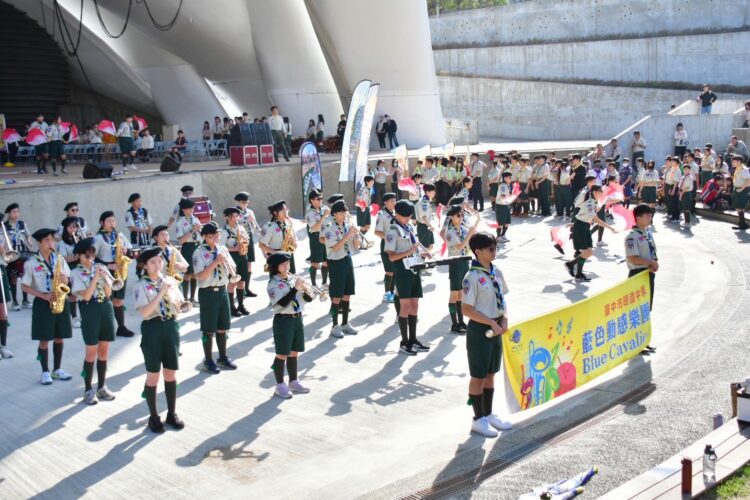 中市歡慶115年童軍節-2,000名童軍出席-日本靜岡縣童軍聯盟率團來台交流