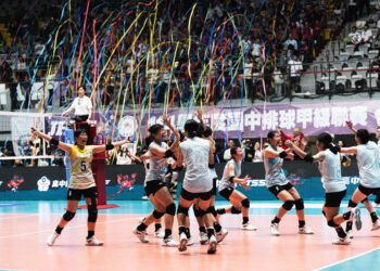 中市排球小將馬力十足　國中排球甲級聯賽-雙十女排封后、潭秀男排奪殿軍