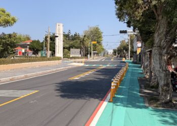 人本交通再升級！中市大甲開元路新增標線人行道-守護學區通行安全