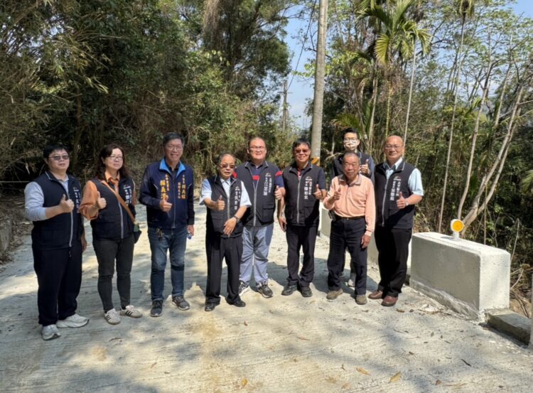 強化地方防災韌性!-中市太平區頭汴里農路復建完成-民政局:陸續完成74件復建工程、守護居民與產業發展