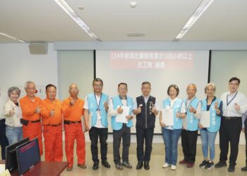 守護道路與公園的無名英雄！中市建設局表揚86位破百時數志工-共創城市新樣貌