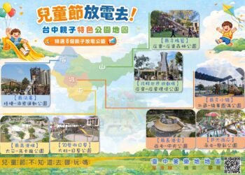 兒童節連假親子出遊首選台中！建設局彙整特色公園放電攻略一次看