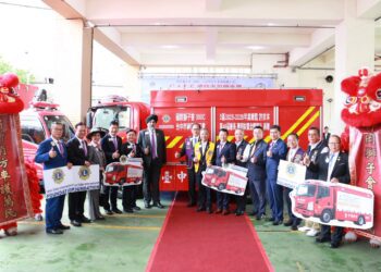獅子會捐贈消防車及救災裝備　強化中市救災量能守護市民安全