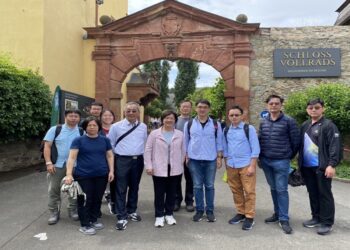 王惠美參訪德國最古老酒莊　期待世界看到彰化酒莊特色