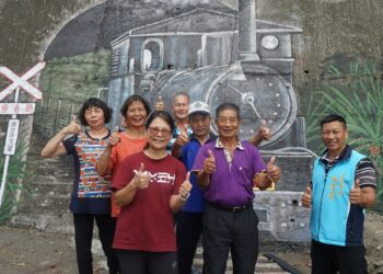 影音/大葉大學USR 創作糖鐵隧道3D地景彩繪牆 營造社區拍照打卡新亮點