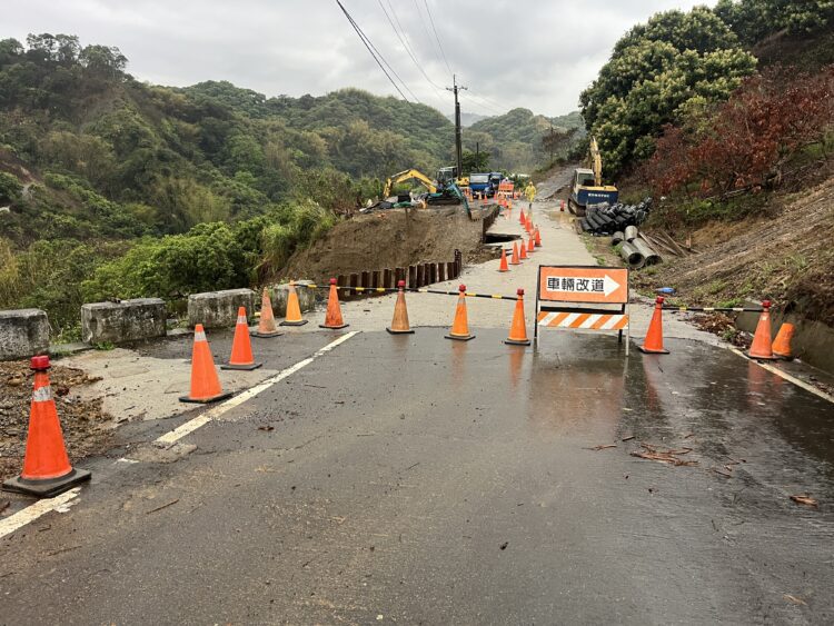 霧峰區暗坑巷便道因豪雨受損封閉-水利局:設有替代道路、主體工程正常推進不受影響