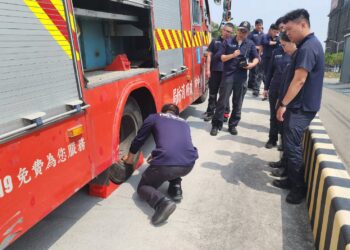 中市精進消防車專用駕訓基地-提升人員實戰應變力