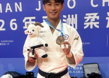 台中之光楊勇緯亞錦賽三度摘銀-運動局長盛讚表現亮眼、期再創佳績