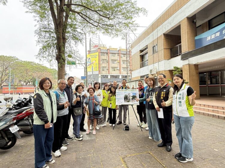 西區大隆路人行道優化啟動!中市建設局打造友善綠蔭步行空間