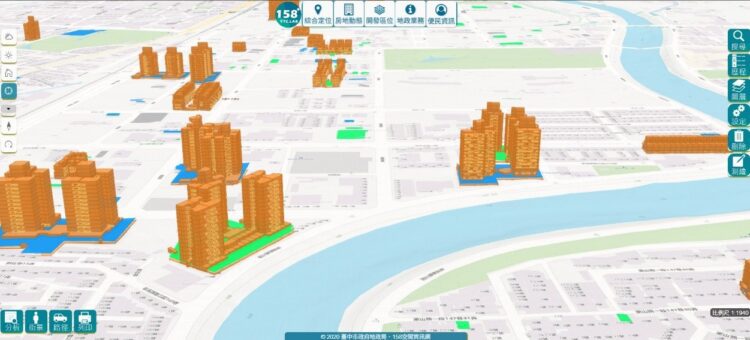 114年第4季3d地籍建物模型上線-中市地政局：累計建置達9.7萬戶、「158plus空間資訊網」輕鬆查閱