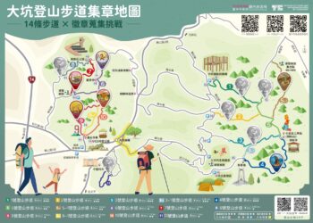 台中登山也能玩尋寶！大坑6款限定徽章一次公開-「我是登山王」打卡開跑