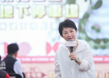 台中北屯區敦化公園地下停車場上梁-盧市長：紓解當地停車需求力拚年底完工