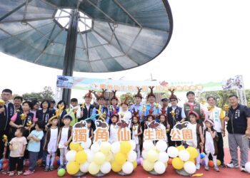 斥資9,385萬-東勢全國首座「獨角仙公園」今啟用！-盧市長：打造「活」的山城新地標-復育生態家園