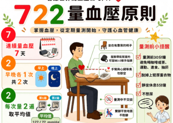 響應世界高血壓日　中市衛生局籲落實「722」量血壓守護心血管健康