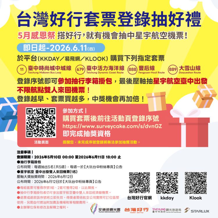 「台灣好行一路向海旅行趣」得獎名單揭曉-創作者用鏡頭記錄台中海線之美！