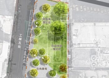 台中高工旁街角空間華麗轉身！-中市建設局推動兒190用地綠美化年底完工
