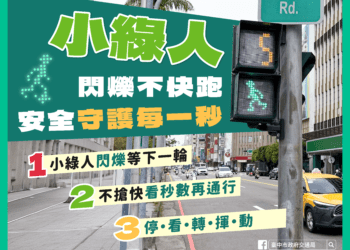 中市行人優先號誌將突破千處　時空分流「搶先一步」守護行人安全