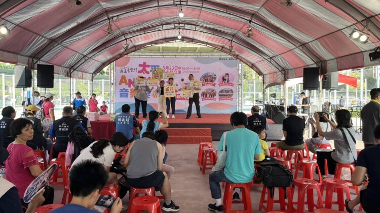 中市政風處結合太平逍遙音樂町宣導反賄選-短劇互動深化全民反賄意識