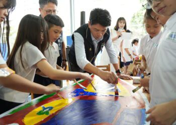 城市新體驗、安全遊台中！交通局攜手學童彩繪-為校園交通安全加分