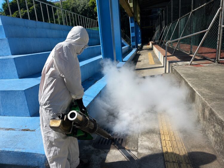 全天候巡檢斷絕鼠患！潭子運動公園連兩日大清消