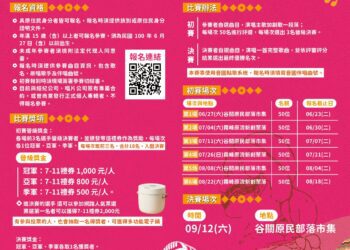 聽歌、避暑、逛市集！　台中「原民歌喉戰」6/27谷關開唱-點亮夏日原民經濟