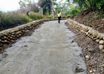 大甲鐵砧山桂花泉步道優化工程持續推進 提升排水效能打造更安全舒適遊憩環境