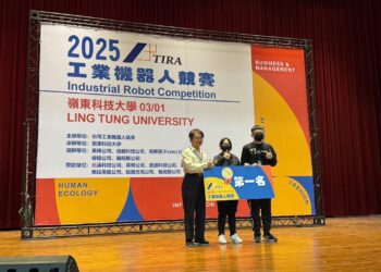 嶺東科大承辦2025工業機器人競賽　校內團隊表現優異留住大獎
