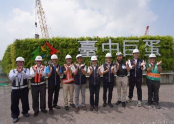 台中巨蛋工程穩定超前　市府全力以赴確保工程如期如質完成