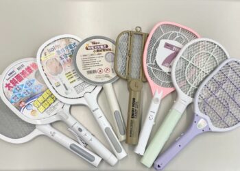 中市法制局抽驗8款手持充電式電蚊拍　產品品質均合格