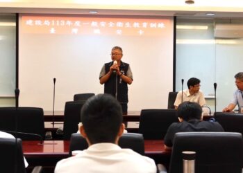 中市建設局辦理台灣職安卡教育訓練　強化公共工程職業安全