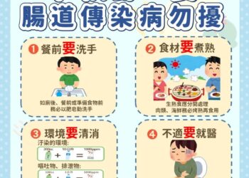 如何防範腸道傳染病？中市衛生局有妙招