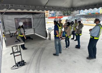 大台中轉運中心展現實務做法 先進科技助力營造業職安提升