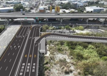 紓解豐洲科技園區上班車流　中市建設局辦理后豐大橋新增引道工程